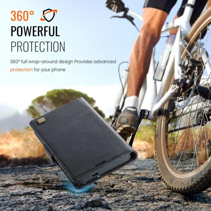 AUTSPACE - AUTSPACE Samsung Galaxy A36 5G Fodral Äkta läder - Svart