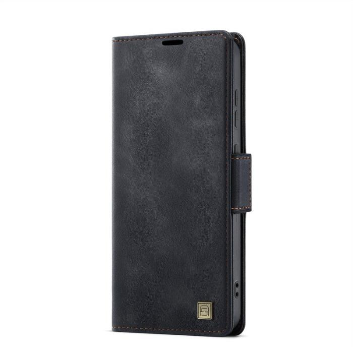 AUTSPACE - AUTSPACE Samsung Galaxy A56 5G Fodral Äkta läder - Svart