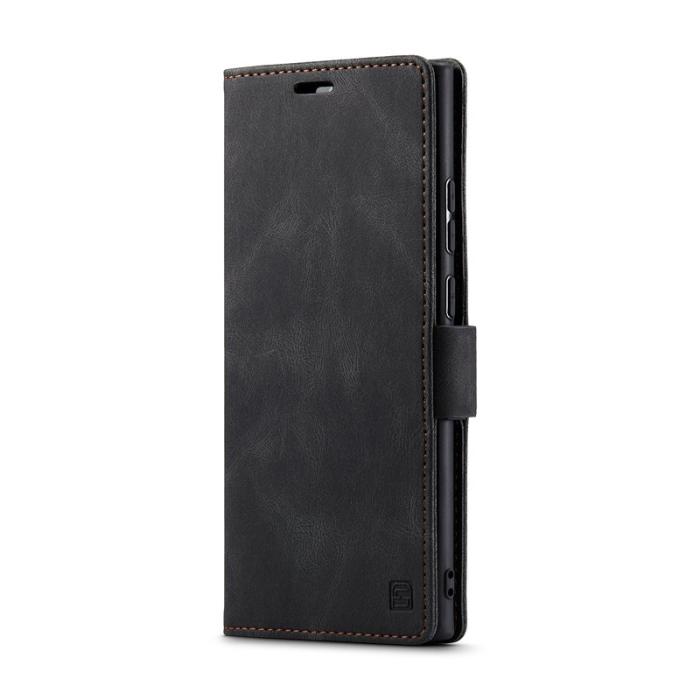 AUTSPACE - AUTSPACE Samsung Galaxy Note20 Wallet Fodral Äkta läder - Svart