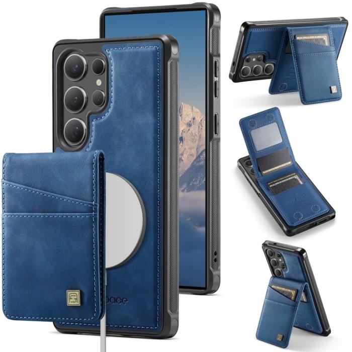 AUTSPACE - AUTSPACE Samsung Galaxy S24 Ultra Fodral Äkta läder - Blå