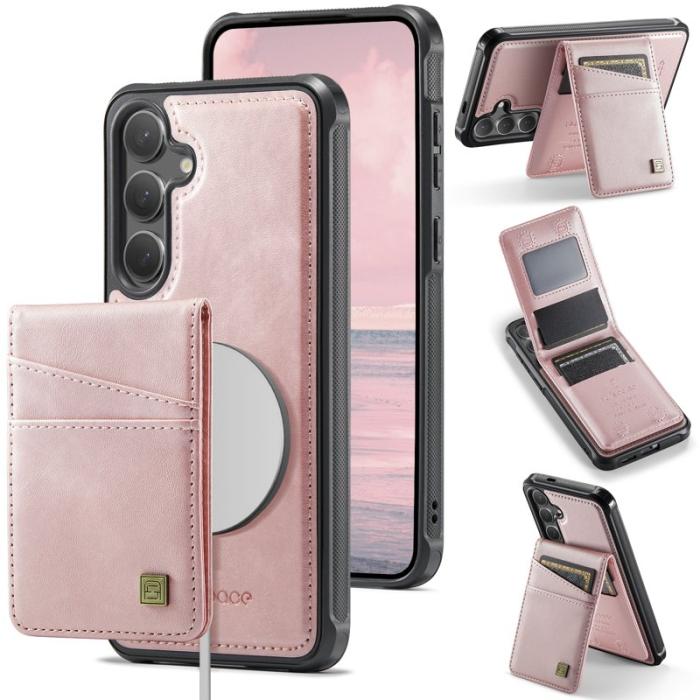 AUTSPACE - AUTSPACE Samsung Galaxy S25/F24 Fodral Äkta läder - Roséguld