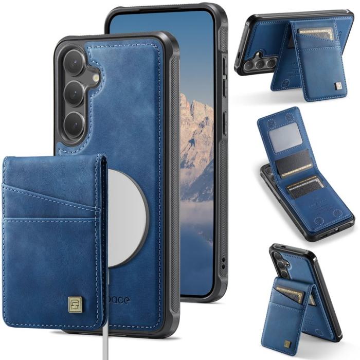 AUTSPACE - AUTSPACE Samsung Galaxy S25+ Fodral Äkta läder - Blå