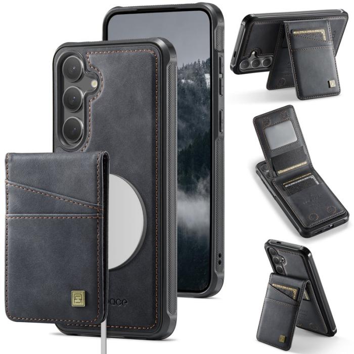 AUTSPACE - AUTSPACE Samsung Galaxy S25+ Fodral Äkta läder - Svart