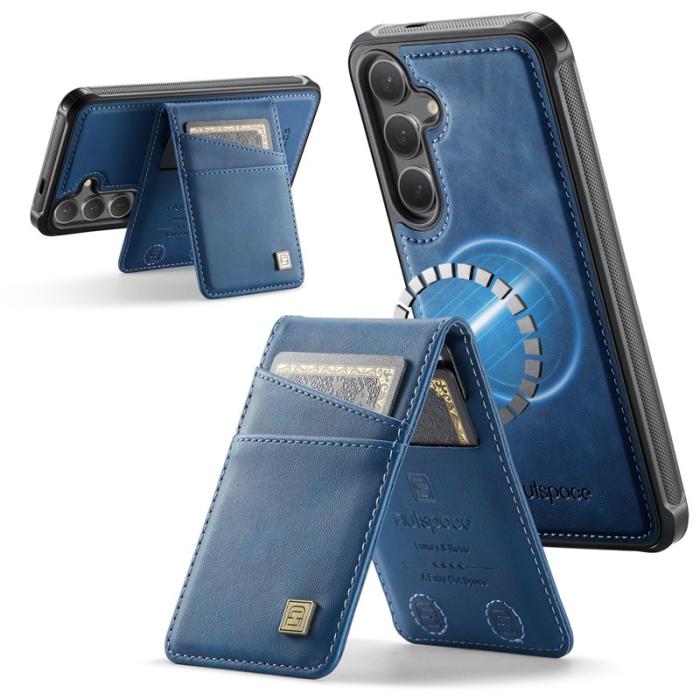 AUTSPACE - AUTSPACE Samsung Galaxy S25/S24 Fodral Äkta läder - Blå