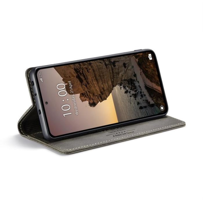 AUTSPACE - AUTSPACE Xiaomi 13T Pro Wallet Fodral Äkta läder - Kaffe