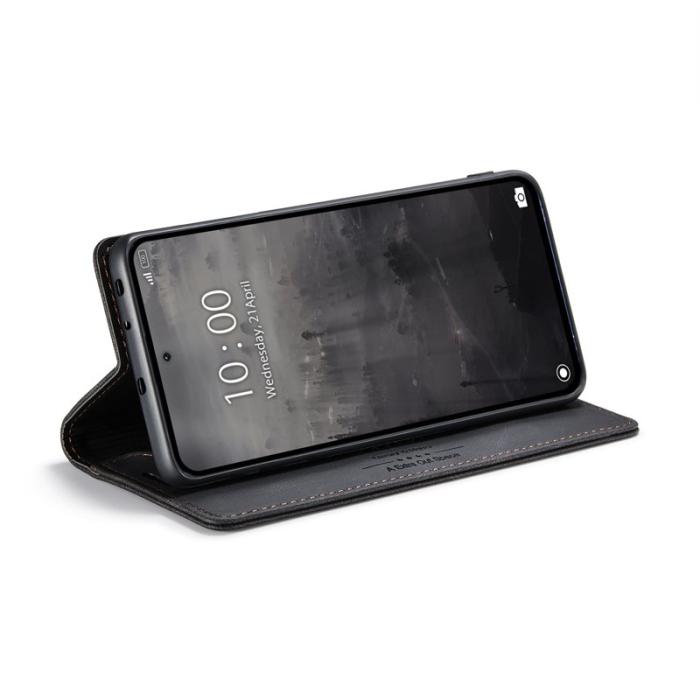 AUTSPACE - AUTSPACE Xiaomi 13T Pro Wallet Fodral Äkta läder - Svart