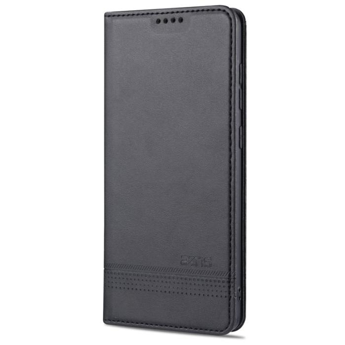 AZNS - AZNS Auto-absorbed Leather Wallet Fodral för Samsung Galaxy S20 FE - Svart