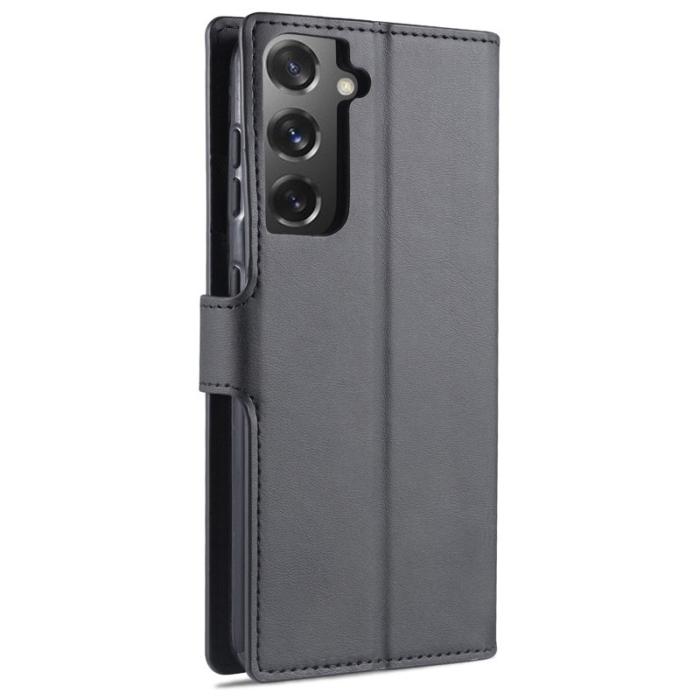 AZNS - AZNS Dual-sided Magnetic Clasp Fodral PU Läder - Svart