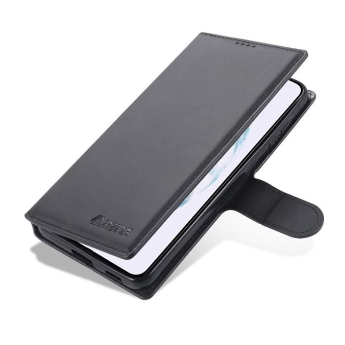 AZNS - AZNS Dual-sided Magnetic Clasp Fodral PU Läder - Svart