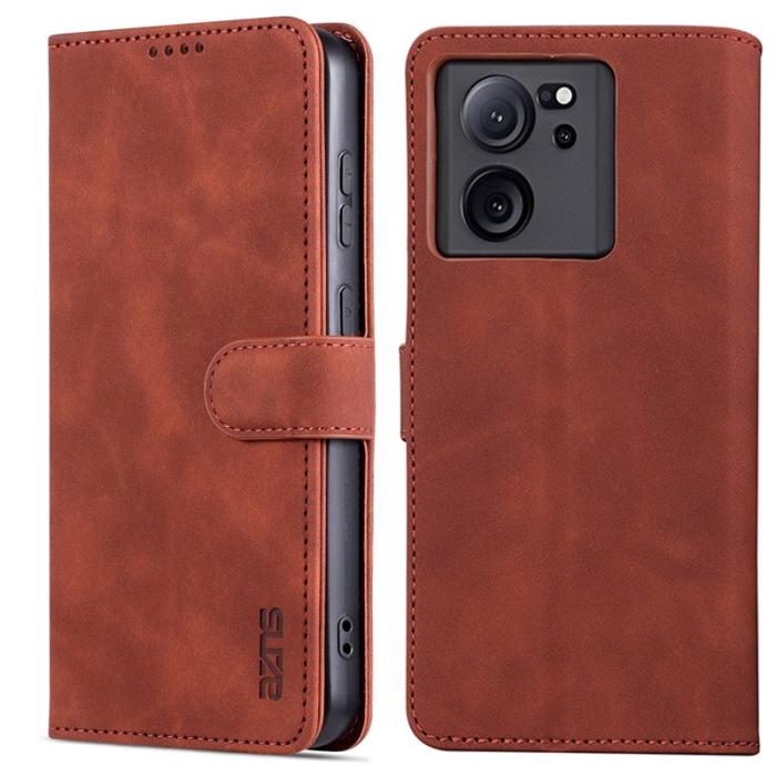 AZNS - AZNS Fodral Wallet Stand för Xiaomi Redmi K60 Ultra - Brun