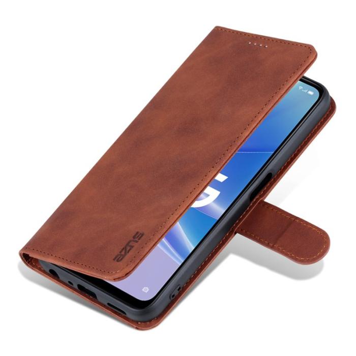 AZNS - AZNS Fodral Wallet Stand för Xiaomi Redmi K60 Ultra - Brun