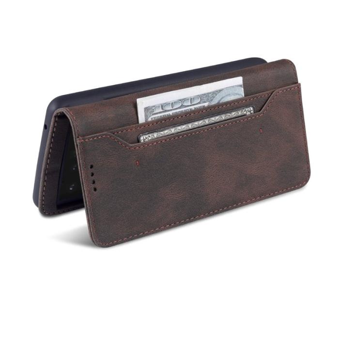 AZNS - AZNS Google Pixel 6 Pro Fodral TPU+PU Läder - Brun