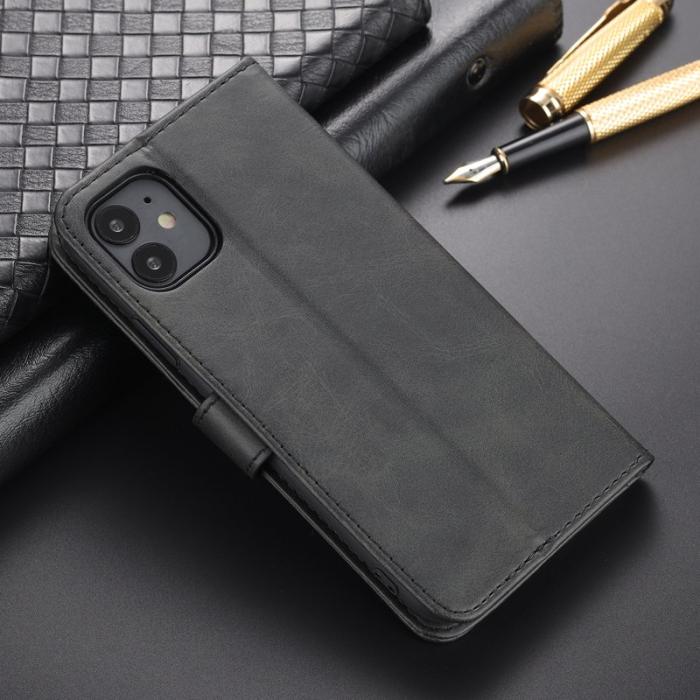 AZNS - AZNS iPhone 12/12 Pro Skal i PU-läder - Svart