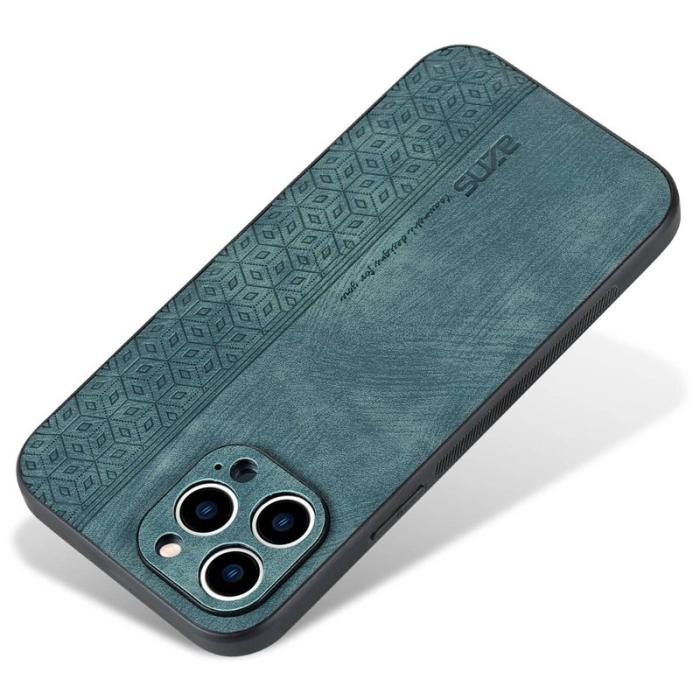 AZNS - AZNS iPhone 12 Pro Max Fodral Slim Fit PU Läder - Grön