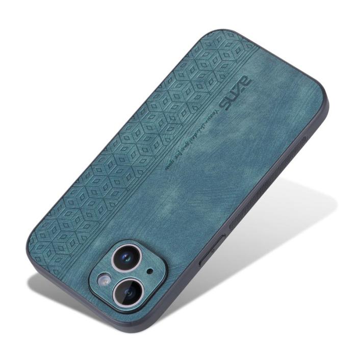 AZNS - AZNS iPhone 13 Fodral Dustproof PU Läder + TPU - Grön