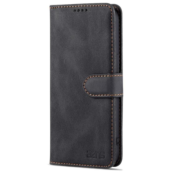 AZNS - AZNS iPhone 13 Pro Fodral i PU-läder - Skyddande - Svart