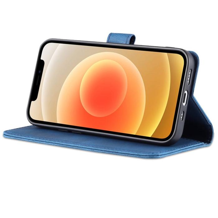 AZNS - AZNS iPhone 14 Fodral i PU-läder - Drop-proof - Blå