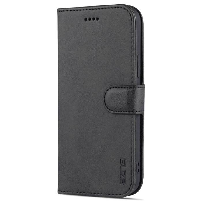 AZNS - AZNS iPhone 14 Fodral PU Läder - Svart Anti-fall och Ställ
