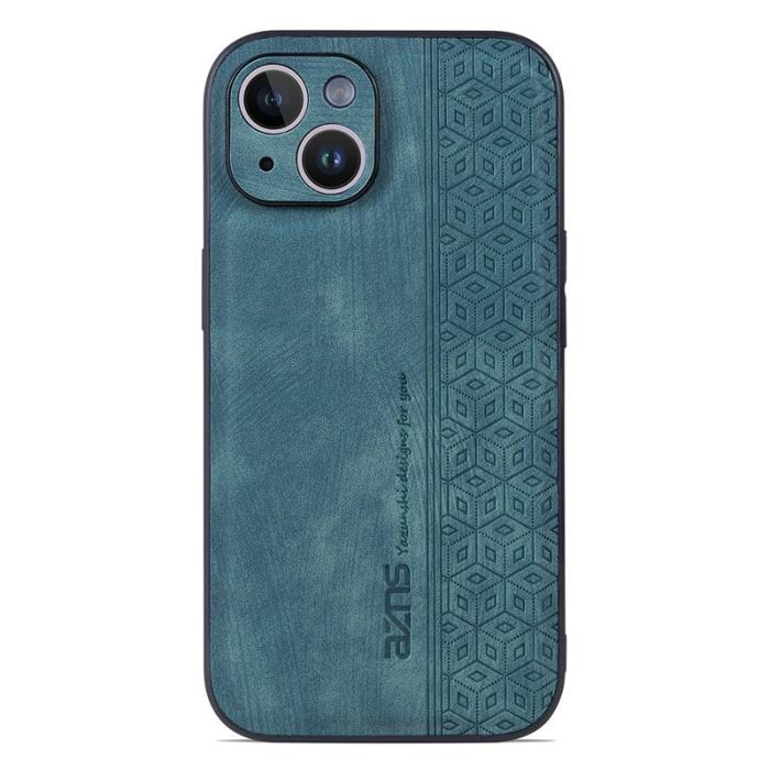 AZNS - AZNS iPhone 14 Fodral Ultra Slim Scratch-resistant PU Läder - Grön