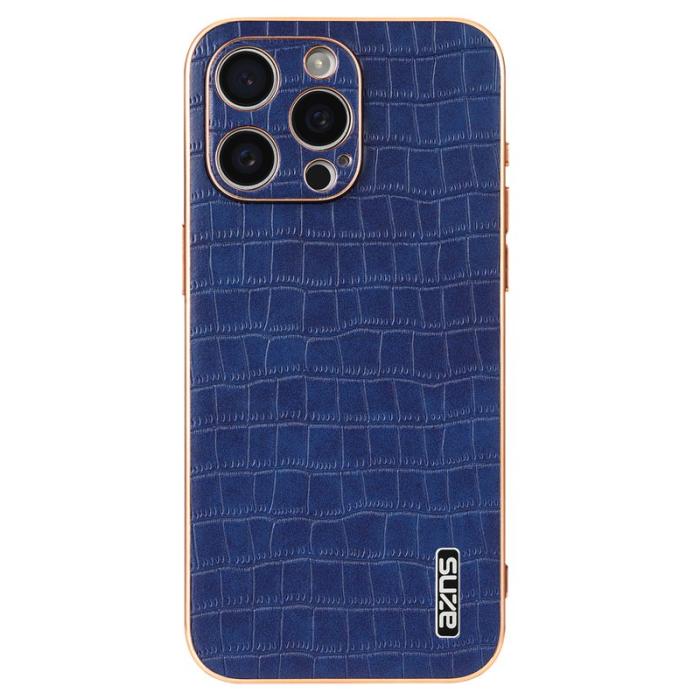AZNS - AZNS iPhone 14 Pro Fodral Anti-Drop Äkta läder - Blå
