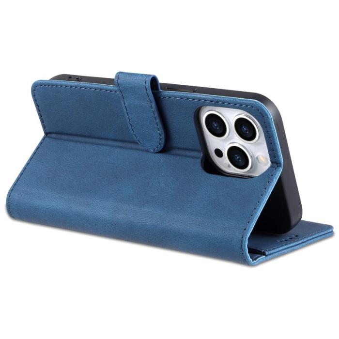 AZNS - AZNS iPhone 14 Pro Fodral i PU-läder - Blå