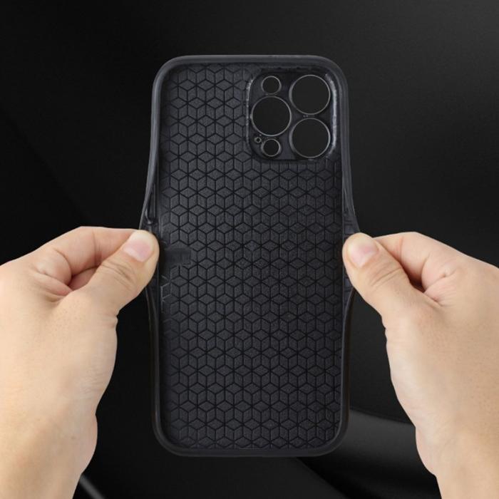 AZNS - AZNS iPhone 14 Pro Fodral PU Läder - Brun