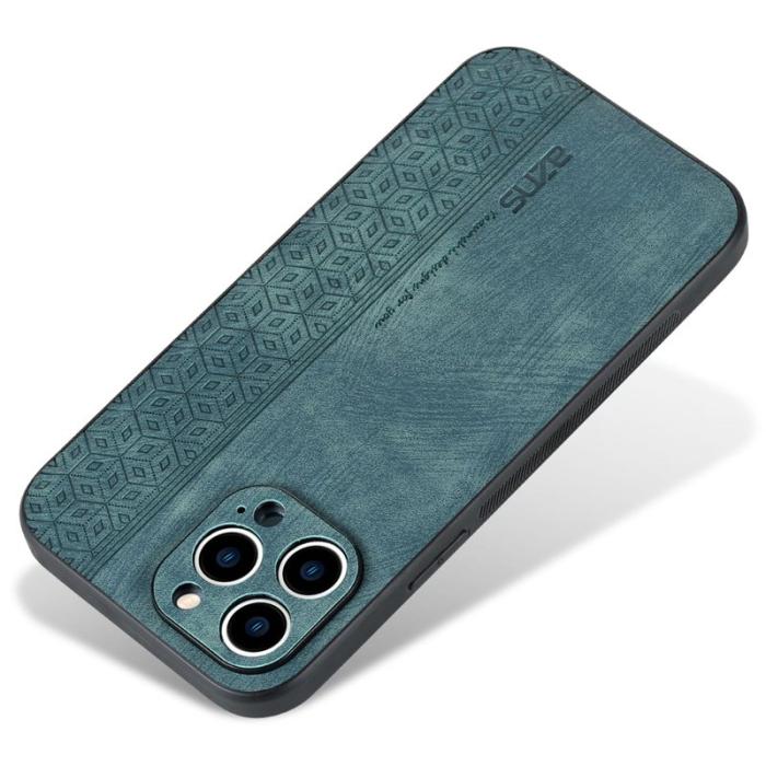 AZNS - AZNS iPhone 14 Pro Fodral - PU Läder - Grön