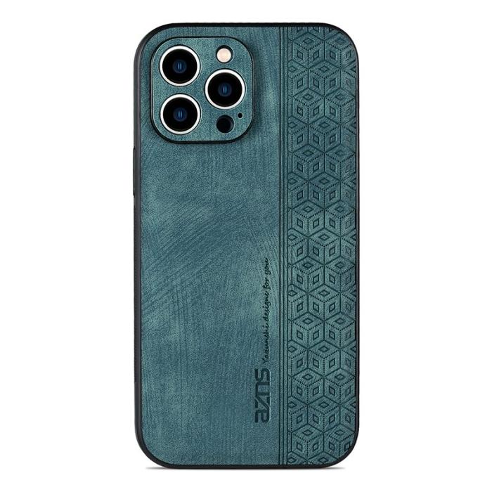 AZNS - AZNS iPhone 15 Pro Fodral PU Läder - Dammskyddande - Grön