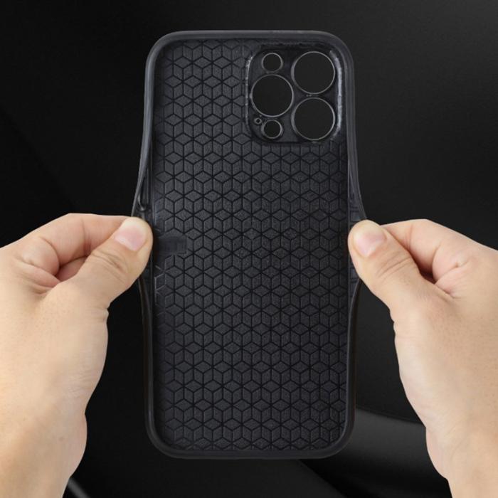 AZNS - AZNS iPhone 16 Pro Max Fodral Anti-Drop Konstläder - Brun