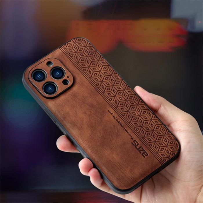 AZNS - AZNS iPhone 16 Pro Max Fodral Anti-Drop PU Läder - Blå