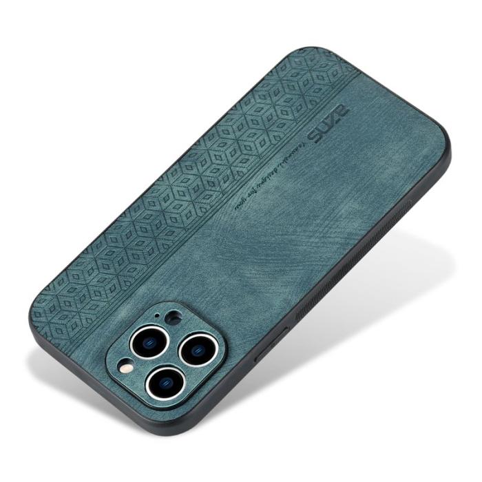 AZNS - AZNS iPhone 16 Pro Max Fodral Anti-Drop PU Läder - Grön