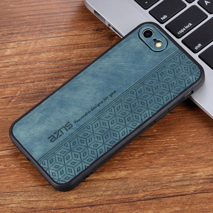 AZNS - AZNS iPhone 7/8/SE (2020/2022) Fodral PU Läder - Grön