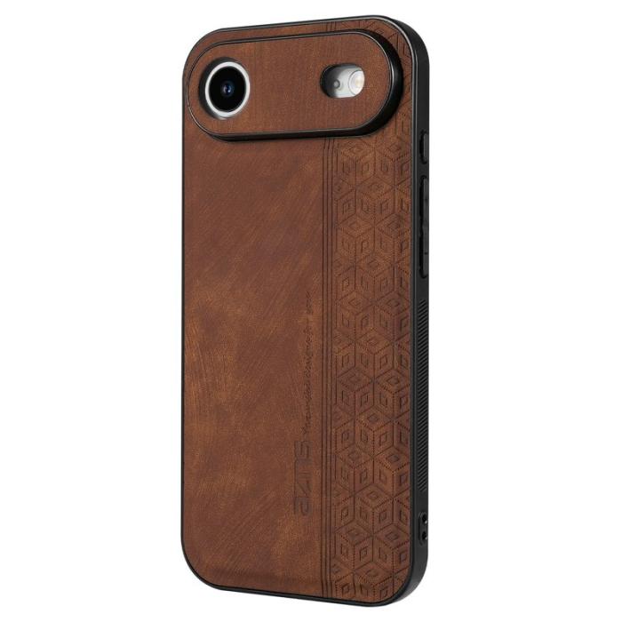 AZNS - AZNS iPhone Air Fodral Skyddande PU Läder - Brun