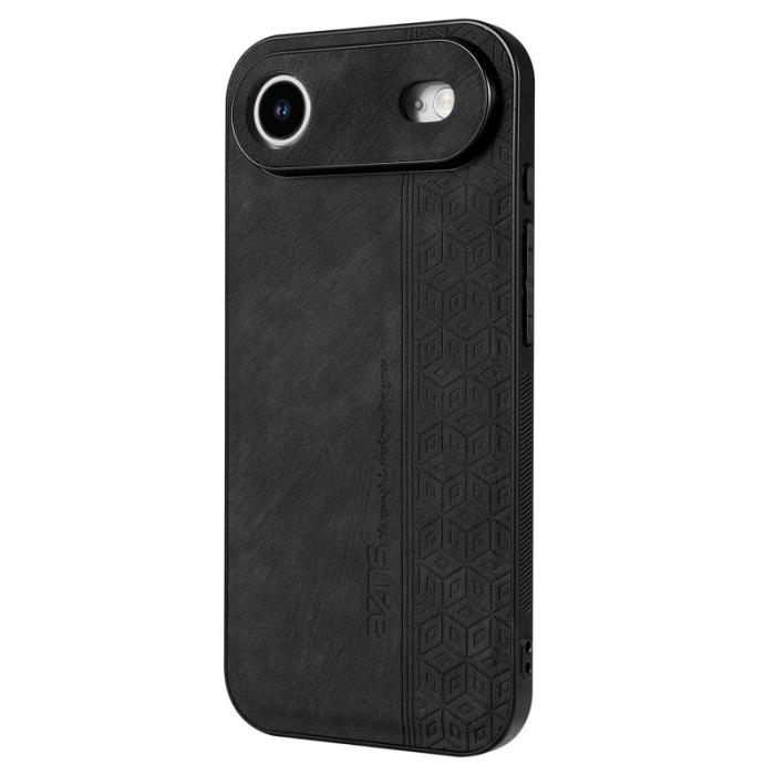 AZNS - AZNS iPhone Air Fodral Skyddande PU Läder - Svart