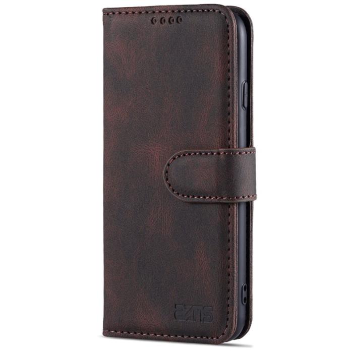 AZNS - AZNS iPhone SE (2022)/SE (2020)/8/7 Fodral Äkta läder - Brun