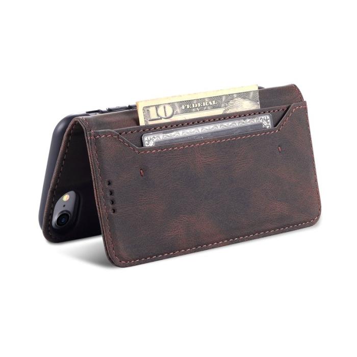 AZNS - AZNS iPhone SE (2022)/SE (2020)/8/7 Fodral Äkta läder - Brun