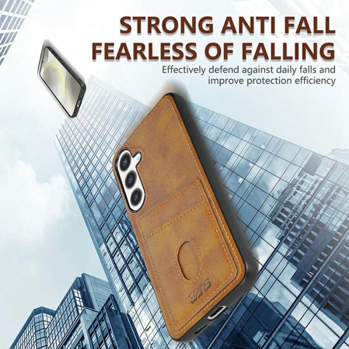 AZNS - AZNS K1 Series för Samsung Galaxy S24+ Fodral - PU+TPU - Blå