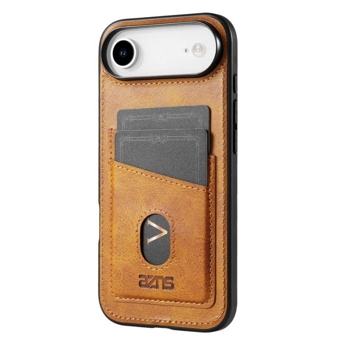AZNS - AZNS K1 Series iPhone Air Fodral Äkta läder - Brun