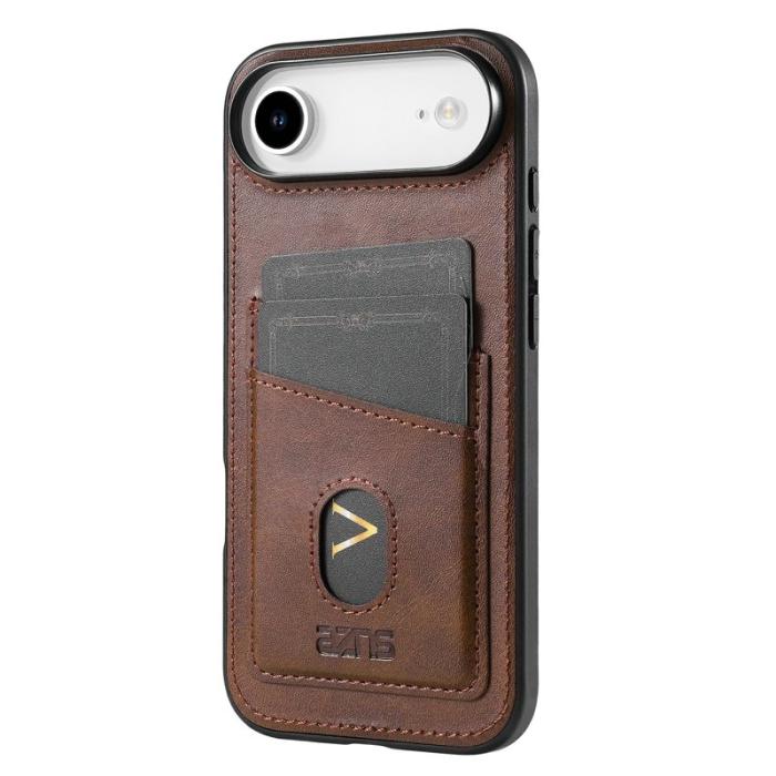 AZNS - AZNS K1 Series iPhone Air Fodral Äkta läder - Kaffe