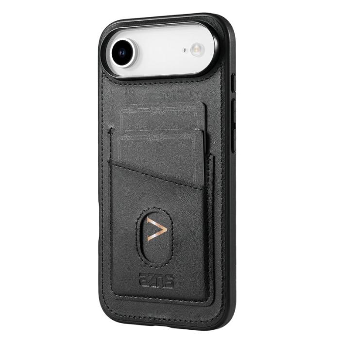 AZNS - AZNS K1 Series iPhone Air Fodral Äkta läder - Svart