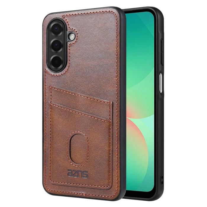 AZNS - AZNS K1 Series Samsung Galaxy A26 5G Fodral - Äkta läder - Kaffe