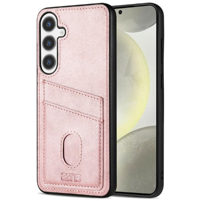 AZNS - AZNS K1 Series Samsung Galaxy S24 Fodral - Äkta läder - Roséguld