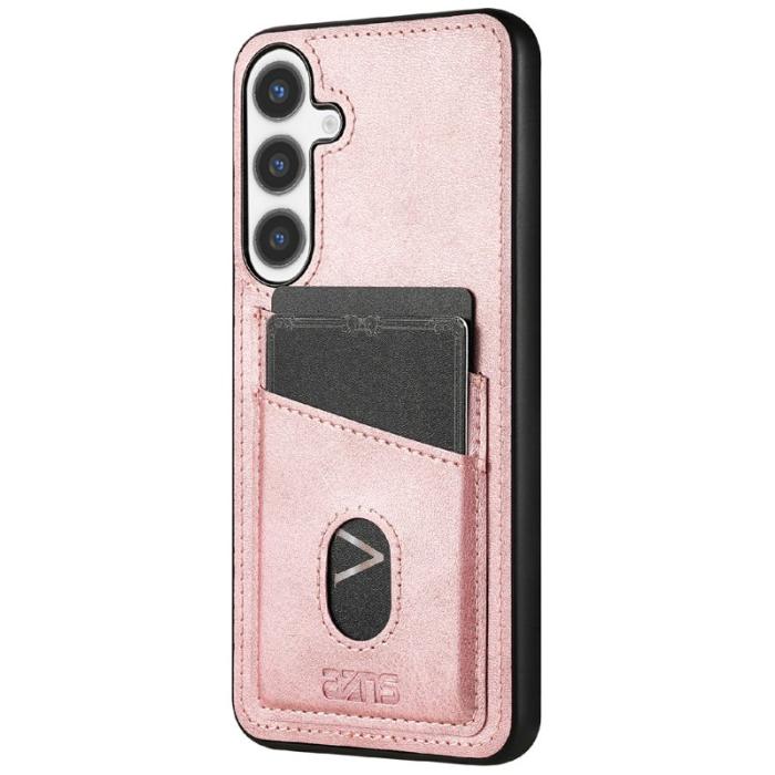 AZNS - AZNS K1 Series Samsung Galaxy S24 Fodral - Äkta läder - Roséguld