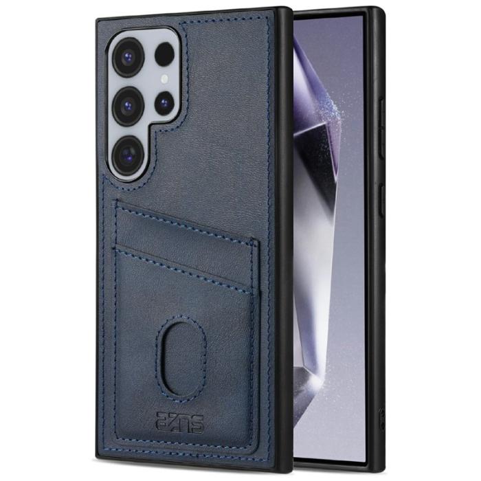 AZNS - AZNS K1 Series Samsung Galaxy S24 Ultra Fodral - Blå PU+TPU
