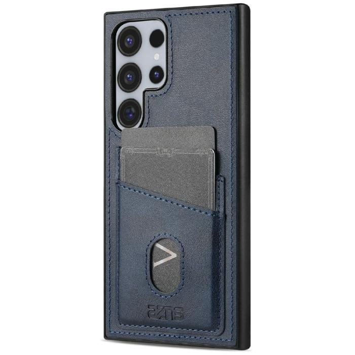 AZNS - AZNS K1 Series Samsung Galaxy S24 Ultra Fodral - Blå PU+TPU