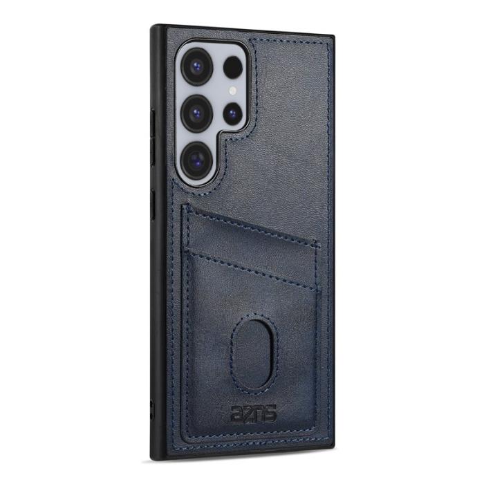 AZNS - AZNS K1 Series Samsung Galaxy S25 Ultra Fodral - Blå PU+TPU