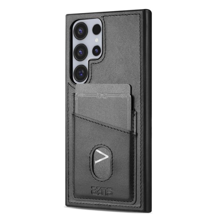 AZNS - AZNS K1 Series Samsung Galaxy S25 Ultra Fodral - Svart PU+TPU