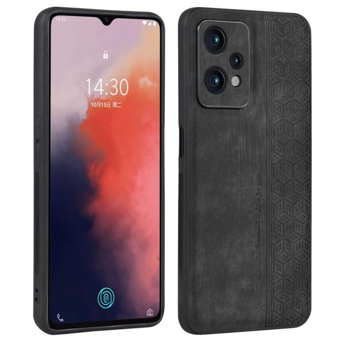 AZNS - AZNS OnePlus Nord CE 2 Lite 5G Fodral Äkta läder - Svart