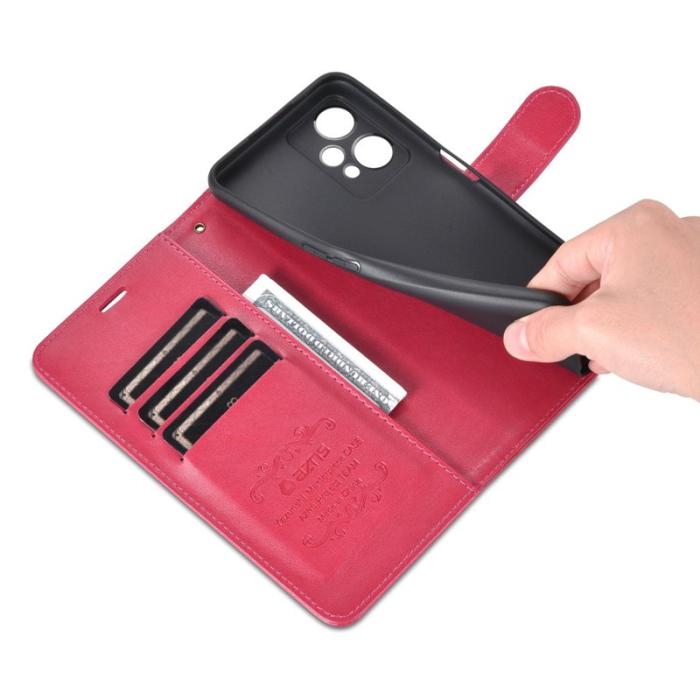 AZNS - AZNS OnePlus Nord CE 2 Lite 5G Skal i Texturerat PU Läder - Röd