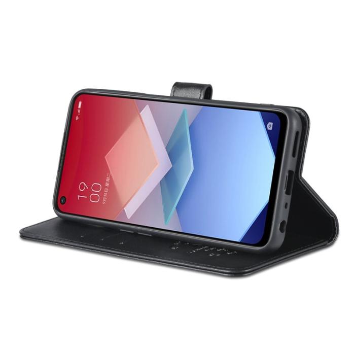 AZNS - AZNS OnePlus Nord CE 2 Lite 5G Skal Texturerat PU Läder - Svart